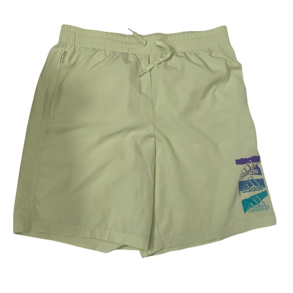Adidas Essentials Men’s Brand Love Almost Lime Shorts - Size XL